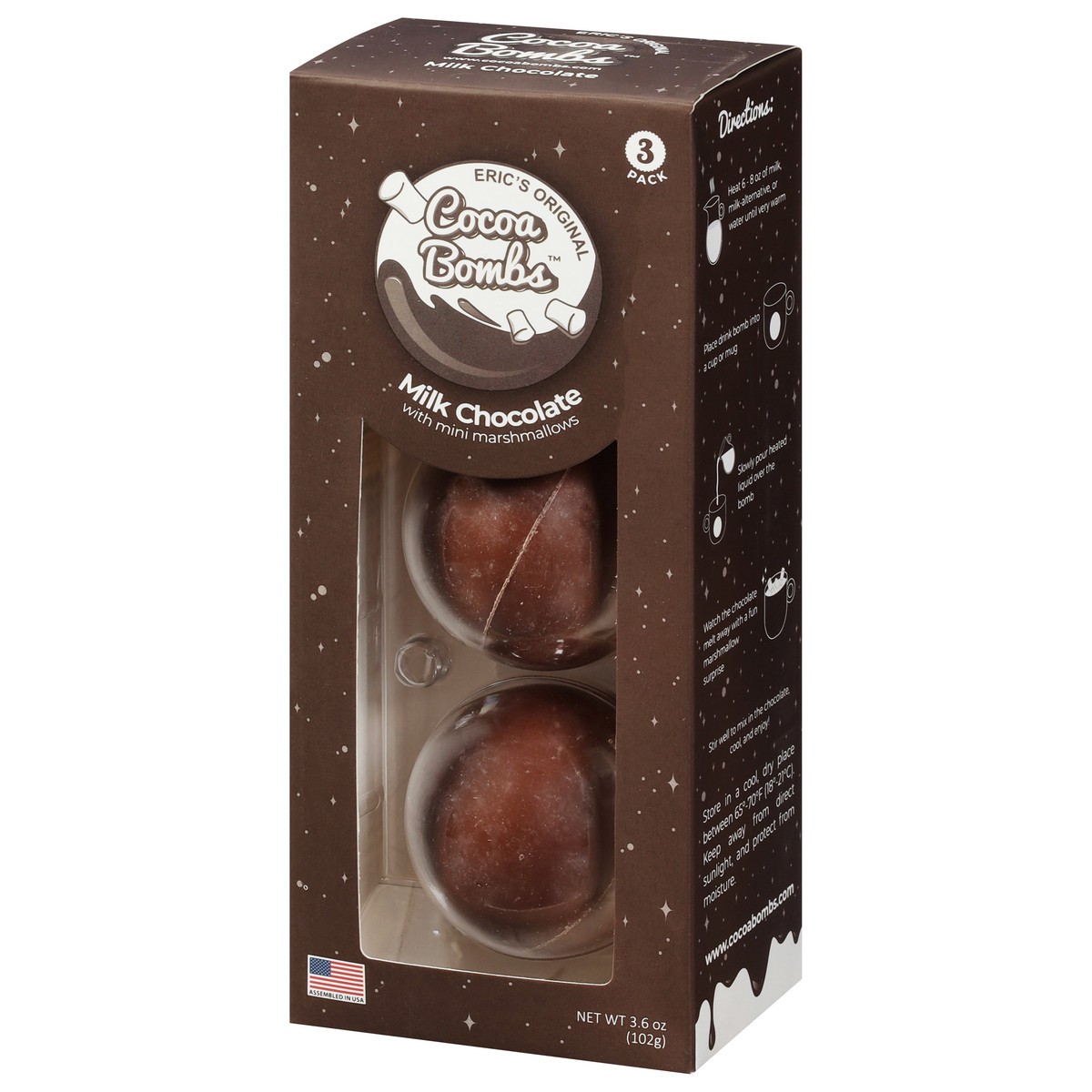 slide 2 of 4, Cocoa Bombs Milk Chocolate 3 Pack, 