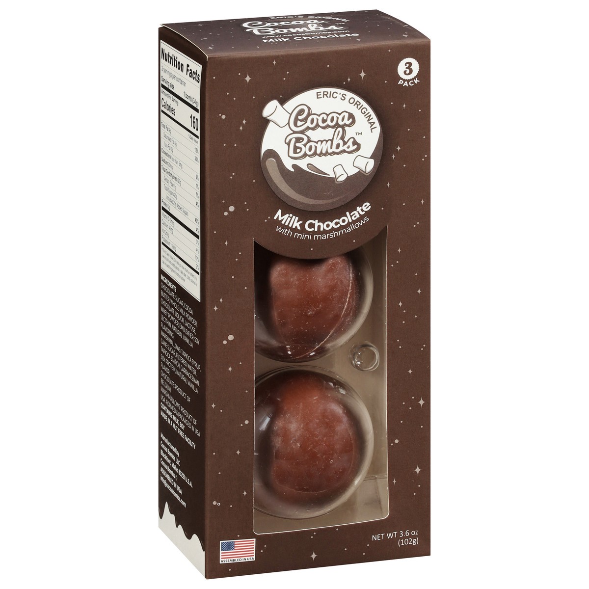 slide 3 of 4, Cocoa Bombs Milk Chocolate 3 Pack, 