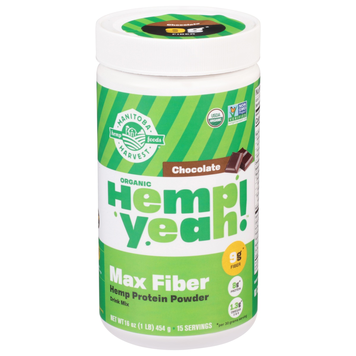 Manitoba Harvest Dark Chocolate Hemp Protein Powder 16 oz Shipt