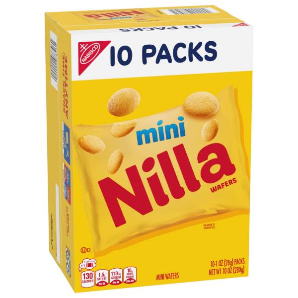 slide 7 of 13, Mini nilla wafers single serve, 10 oz