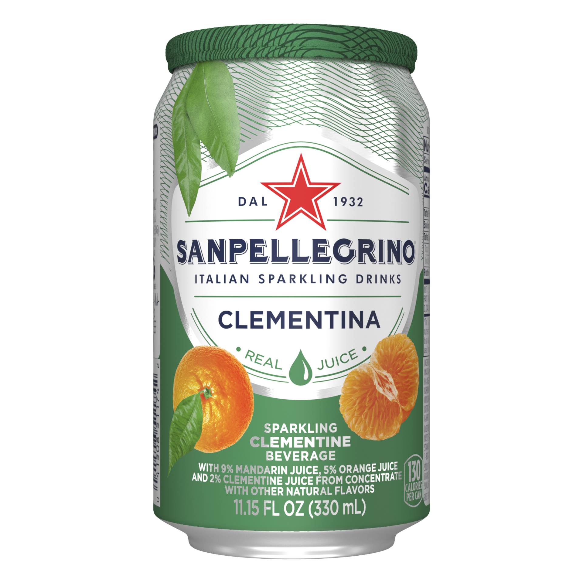 slide 1 of 5, SANPELLEGRINO Sparkling Fruit Beverages, Clementina (Clementine), 66.9 oz
