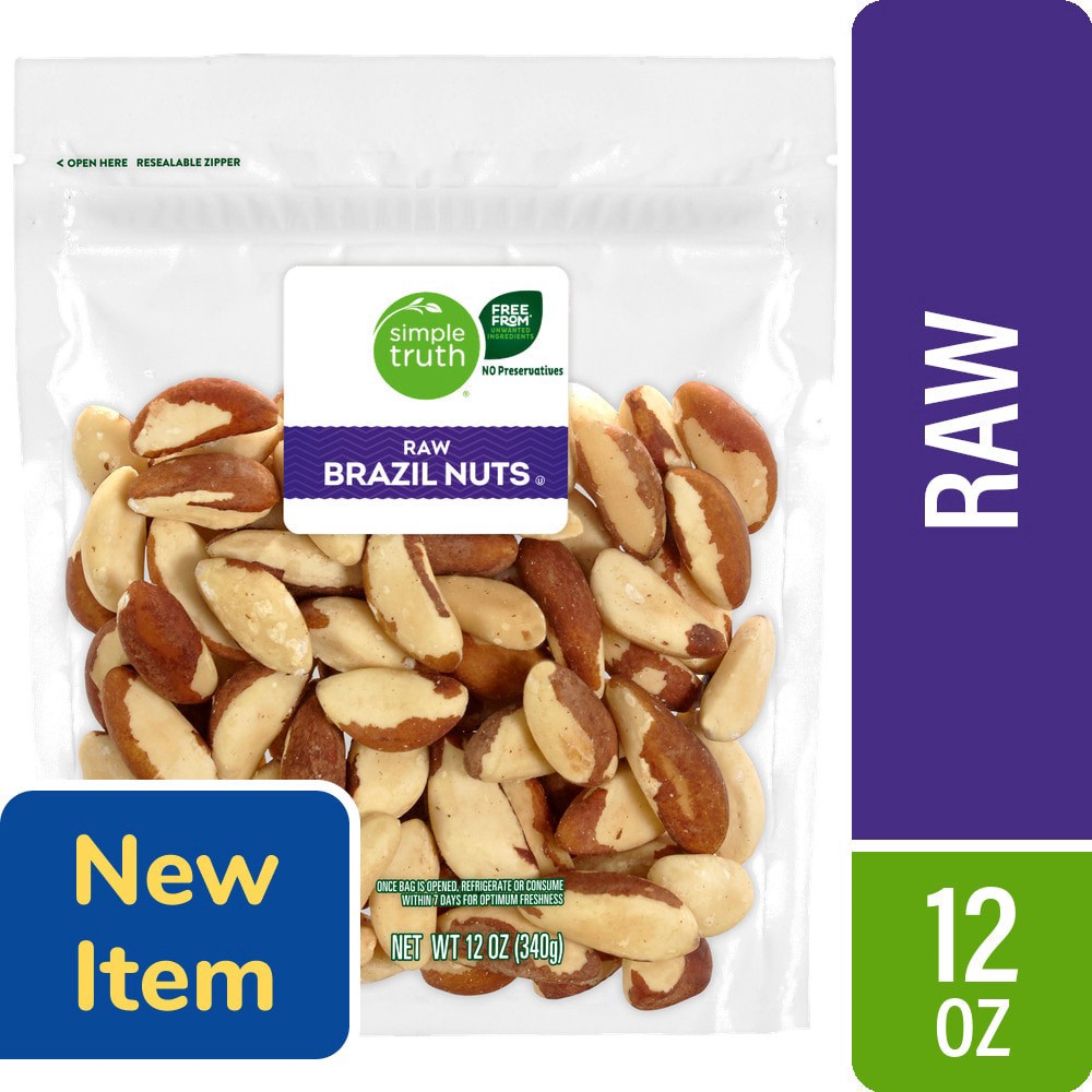 slide 3 of 4, Simple Truth Raw Brazil Nuts, 12 oz
