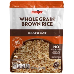 Meijer 90second Rice Whl Grain Brwn