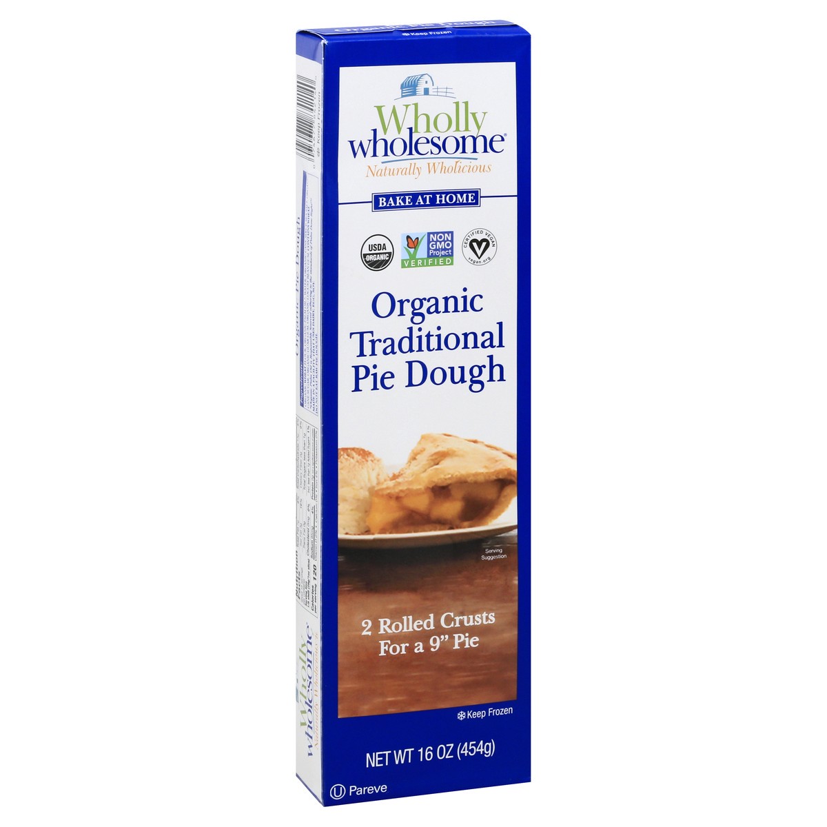 slide 2 of 9, Wholly Wholesome Pie Dough Organic 9 Inch 2 Count - 16 Oz, 16 oz