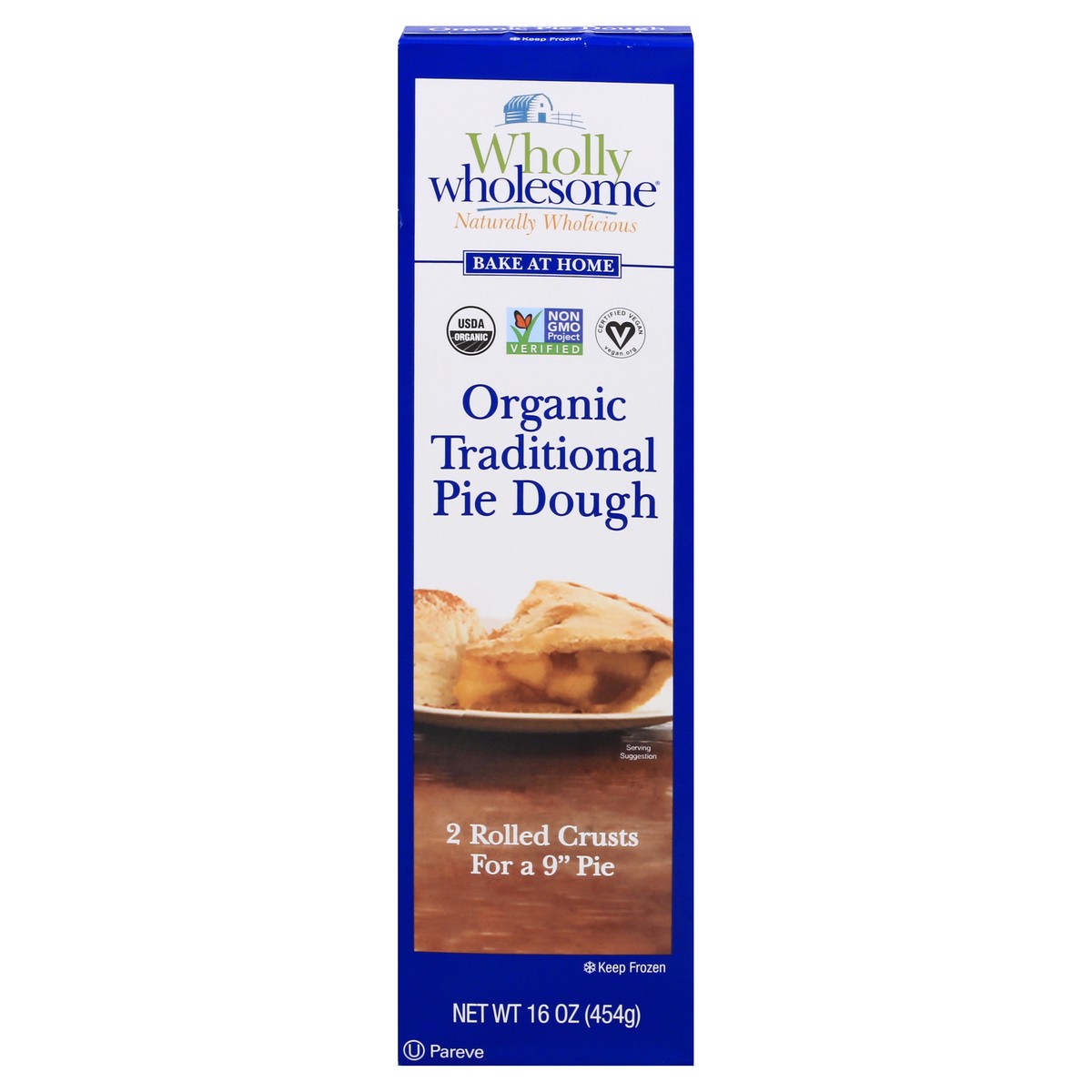 slide 1 of 9, Wholly Wholesome Pie Dough Organic 9 Inch 2 Count - 16 Oz, 16 oz