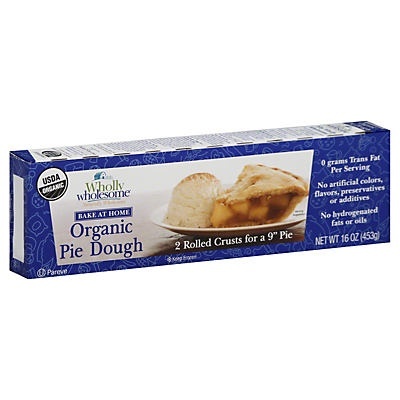 slide 1 of 1, Wholly Wholesome Bake At Home Traditional Pie Dough, 16 oz