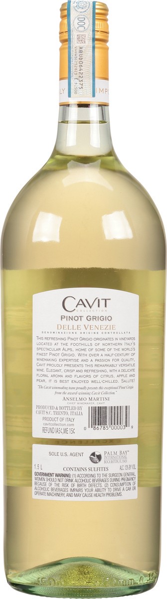 slide 2 of 7, Cavit Pinot Grigio, 1.5l, 1.50 liter