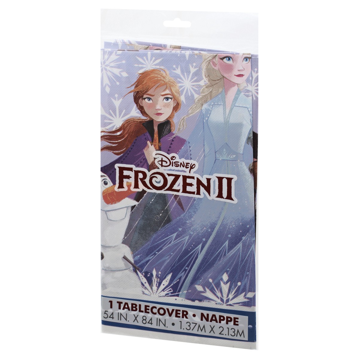 slide 3 of 8, Unique Industries Plastic Disney Frozen Tablecloth, 54 in x 84 in