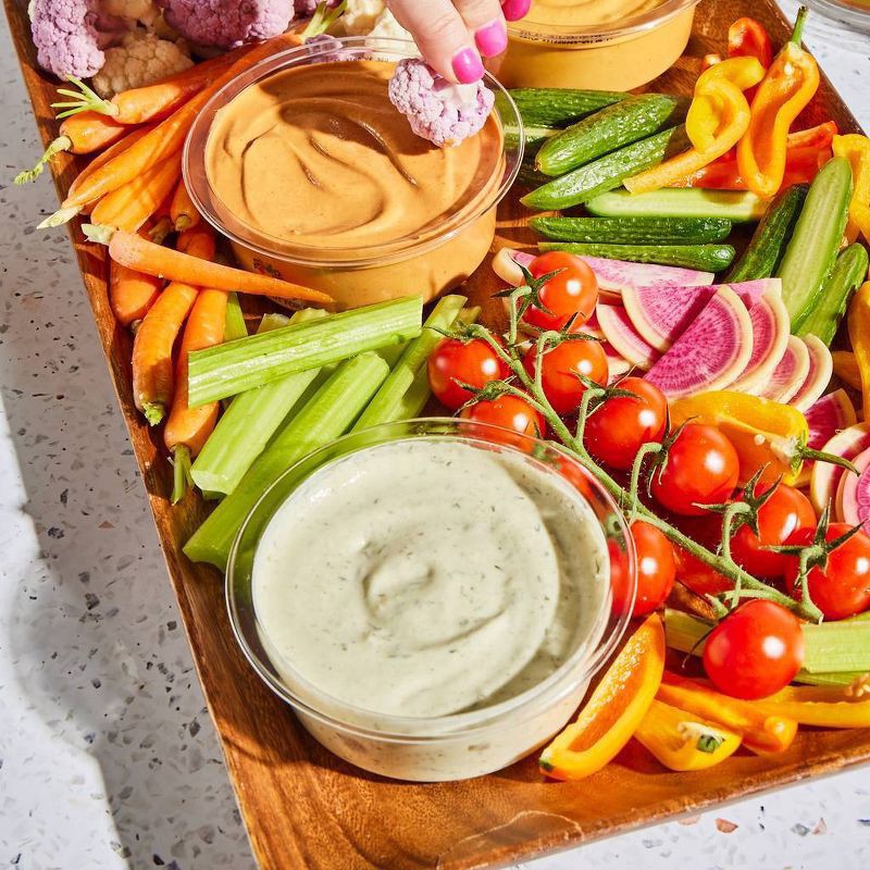 slide 4 of 8, Good Foods Dill Pickle Style Dairy Free Dip 8 oz, 8 oz