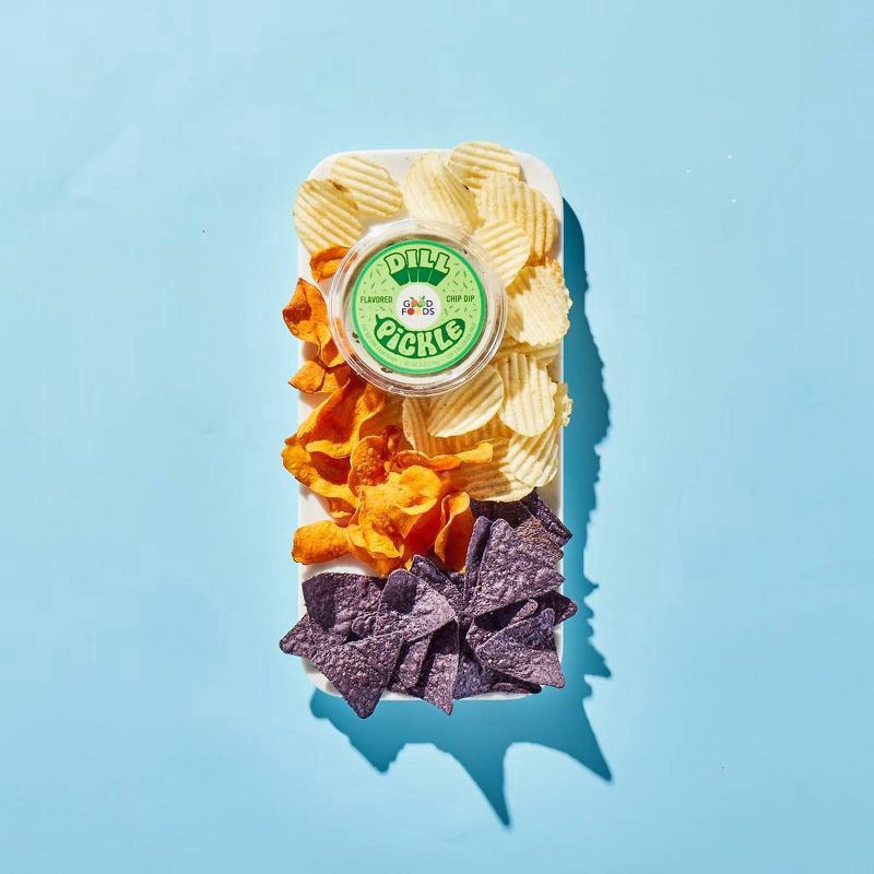slide 3 of 8, Good Foods Dill Pickle Style Dairy Free Dip 8 oz, 8 oz