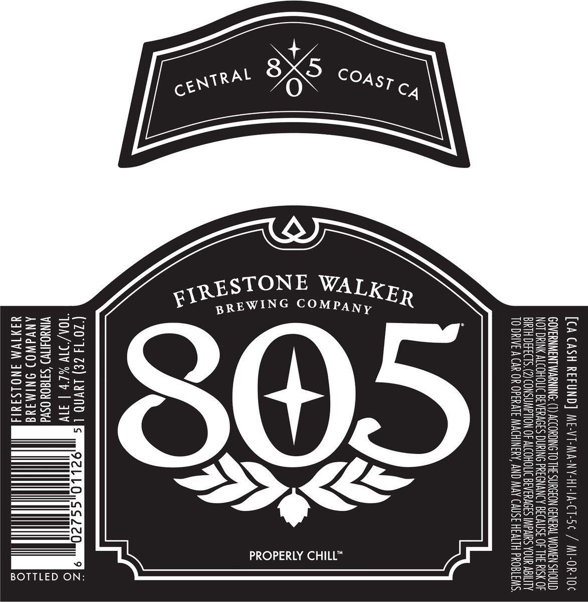 slide 5 of 5, Firestone Walker Firestone, 32 oz