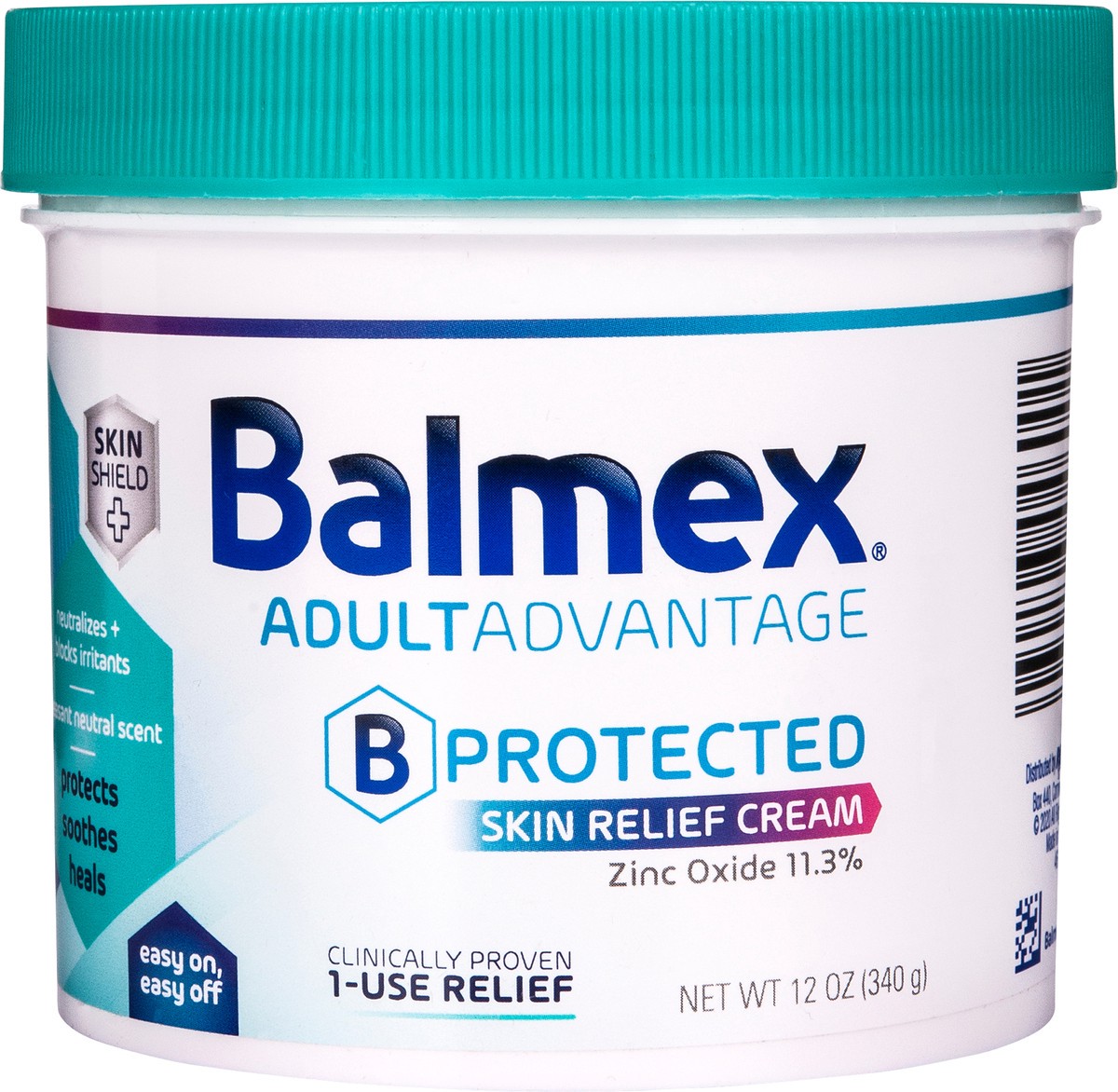 slide 11 of 11, Balmex Adultadvantage Bprotected Skin Relief Cream, 12 Oz, 1 ct