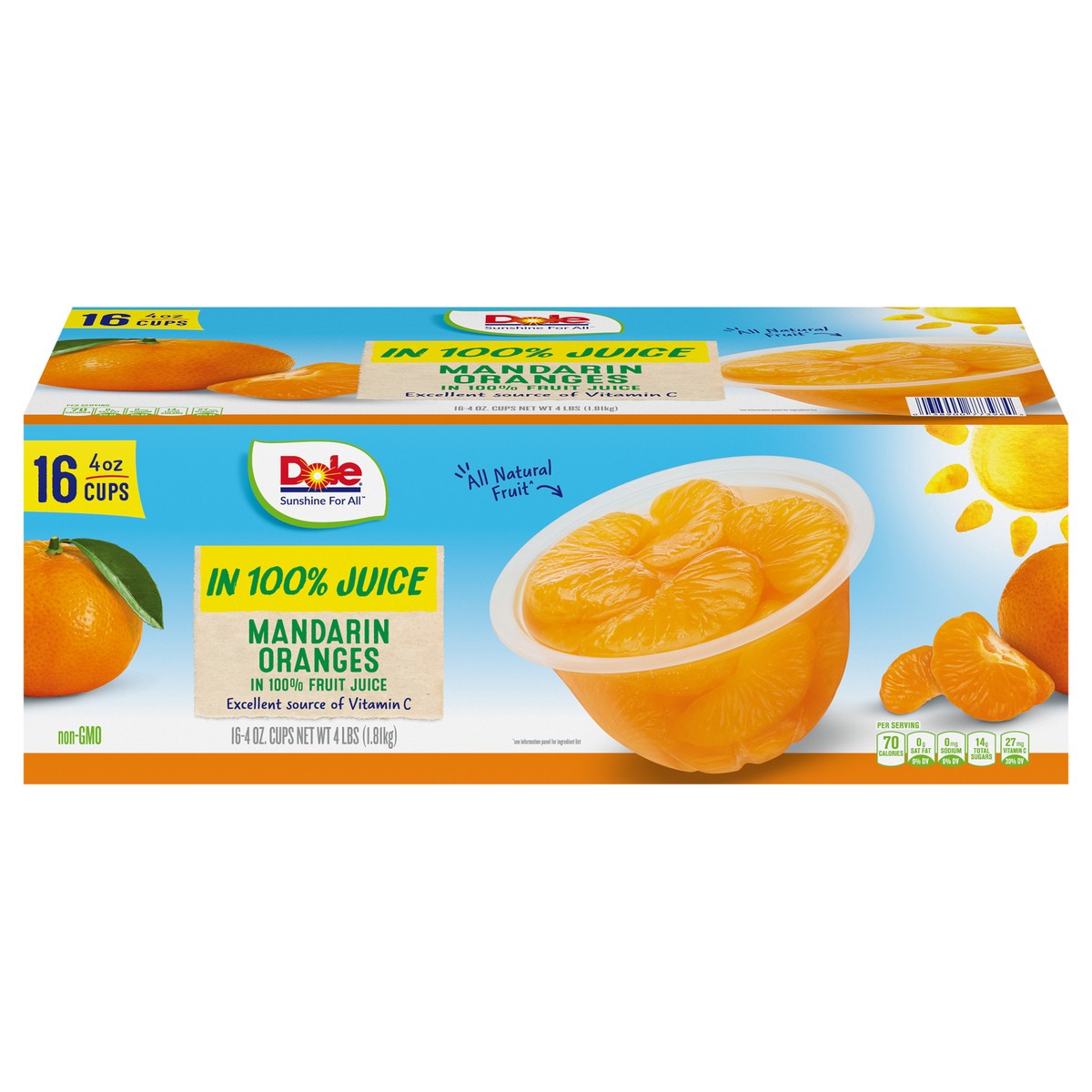 slide 1 of 9, Dole Mandarin Oranges, 16 ct