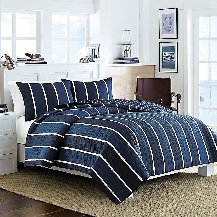 slide 1 of 1, Nautica Knots Bay Twin Quilt - Navy, 1 ct