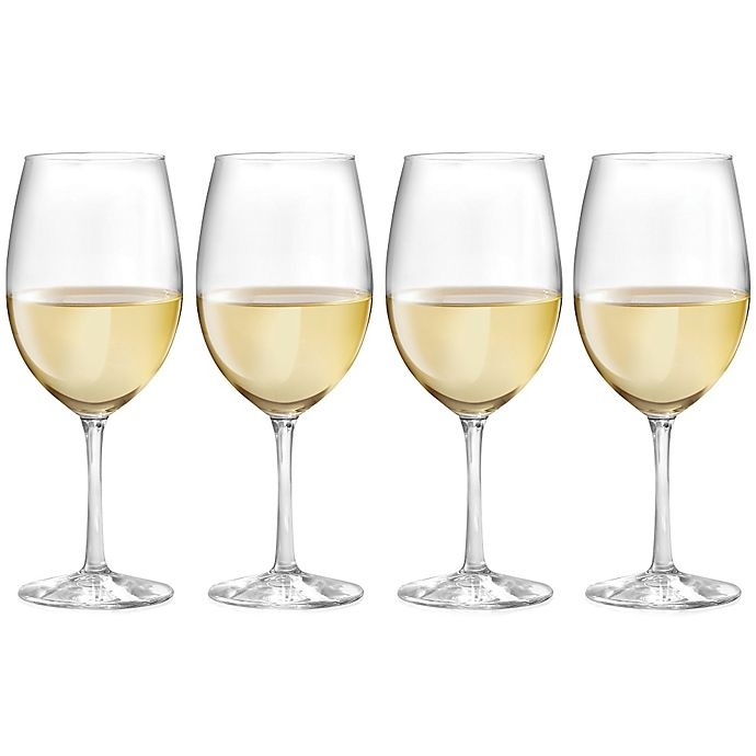 slide 3 of 3, Dailyware White Wine Glasses, 4 ct