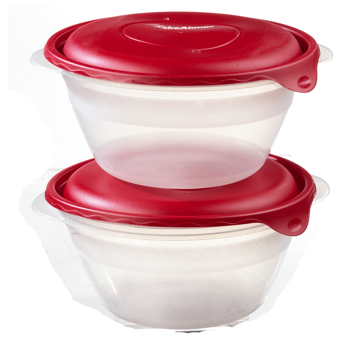 slide 1 of 9, Rubbermaid Takealongs Serving Bowl Chiliclear, 2 ct