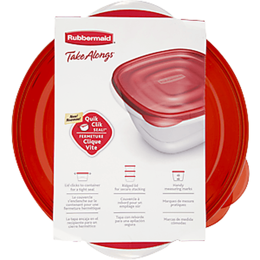 slide 8 of 9, Rubbermaid Takealongs Serving Bowl Chiliclear, 2 ct