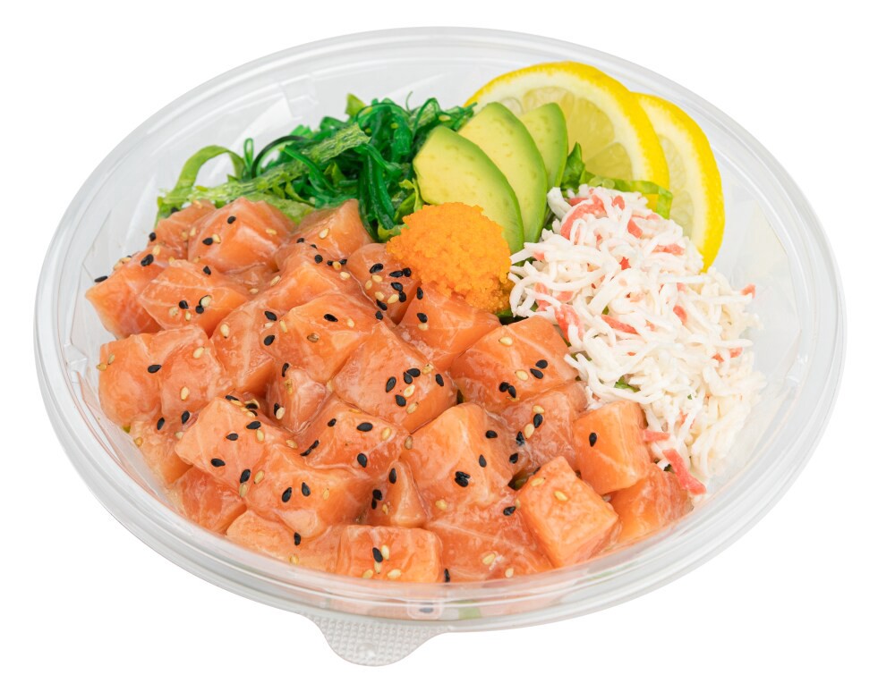 slide 1 of 1, Advanced Fresh Concepts 3Pd Big Wave Poke Bowl - Salmon, 15.6 oz