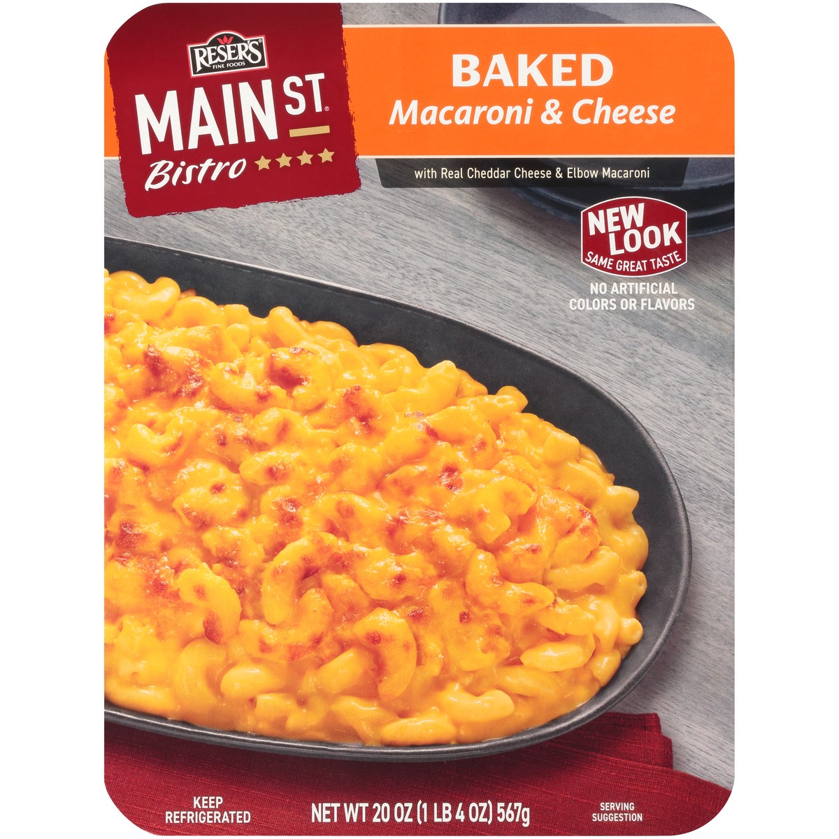 slide 2 of 7, Reser's Baked Macaroni & Cheese, 20 oz