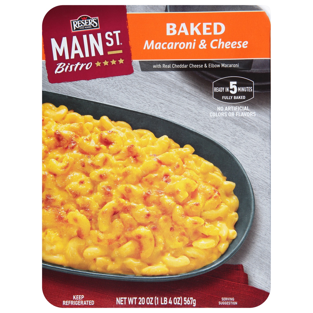 slide 1 of 7, Reser's Baked Macaroni & Cheese, 20 oz