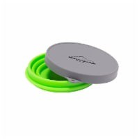 slide 1 of 3, Alpine Mountain Gear Collapsible Container With Lid - Green/Gray, 500 ml