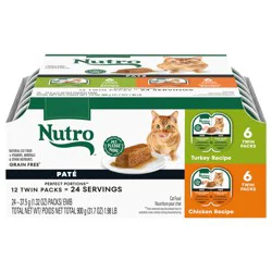 115366 - Nutro PATE Chicken & Turkey 12ct MVP Carton - PA 900 g English
