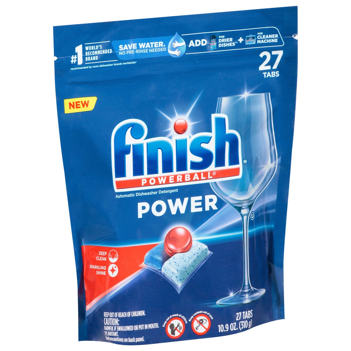 slide 7 of 9, Finish Powerball Power Automatic Dishwasher Detergent 27 ea, 27 ct