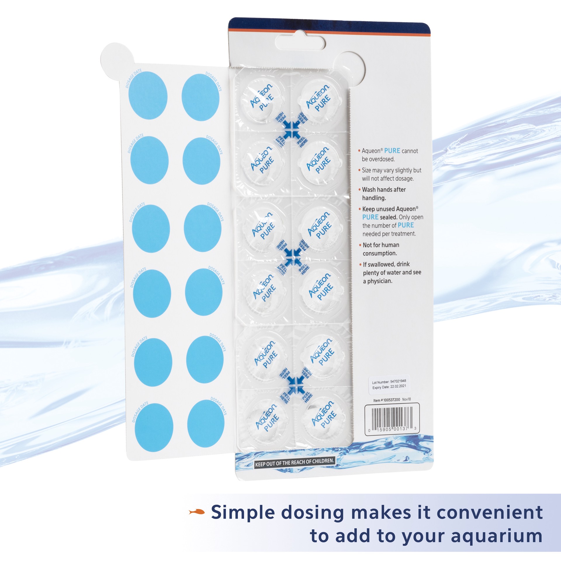 slide 7 of 10, Aqueon Pure Bacteria Supplement, 12 Pack, 10 Gallon, 1 ct