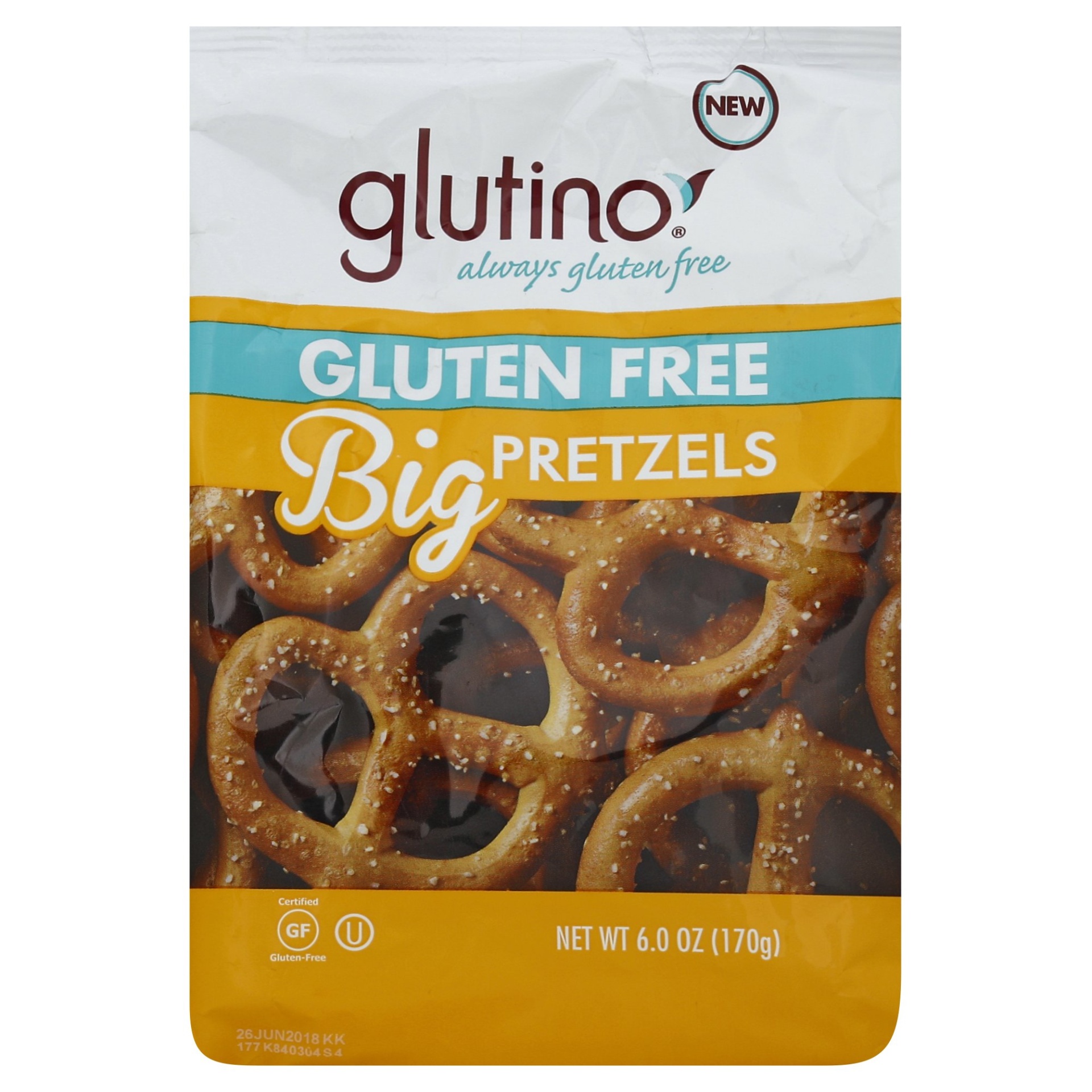 slide 1 of 5, Glutino Pretzels 6 oz, 6 oz