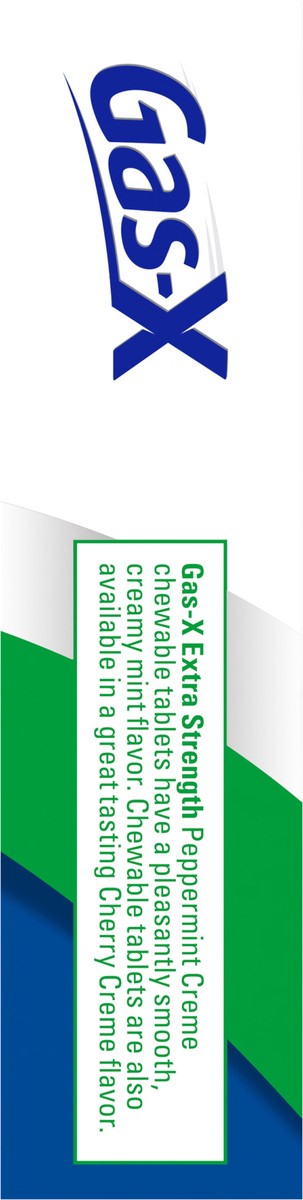slide 7 of 9, Gas-X Peppermint Antacid Extra Strength Chewable, 48 ct