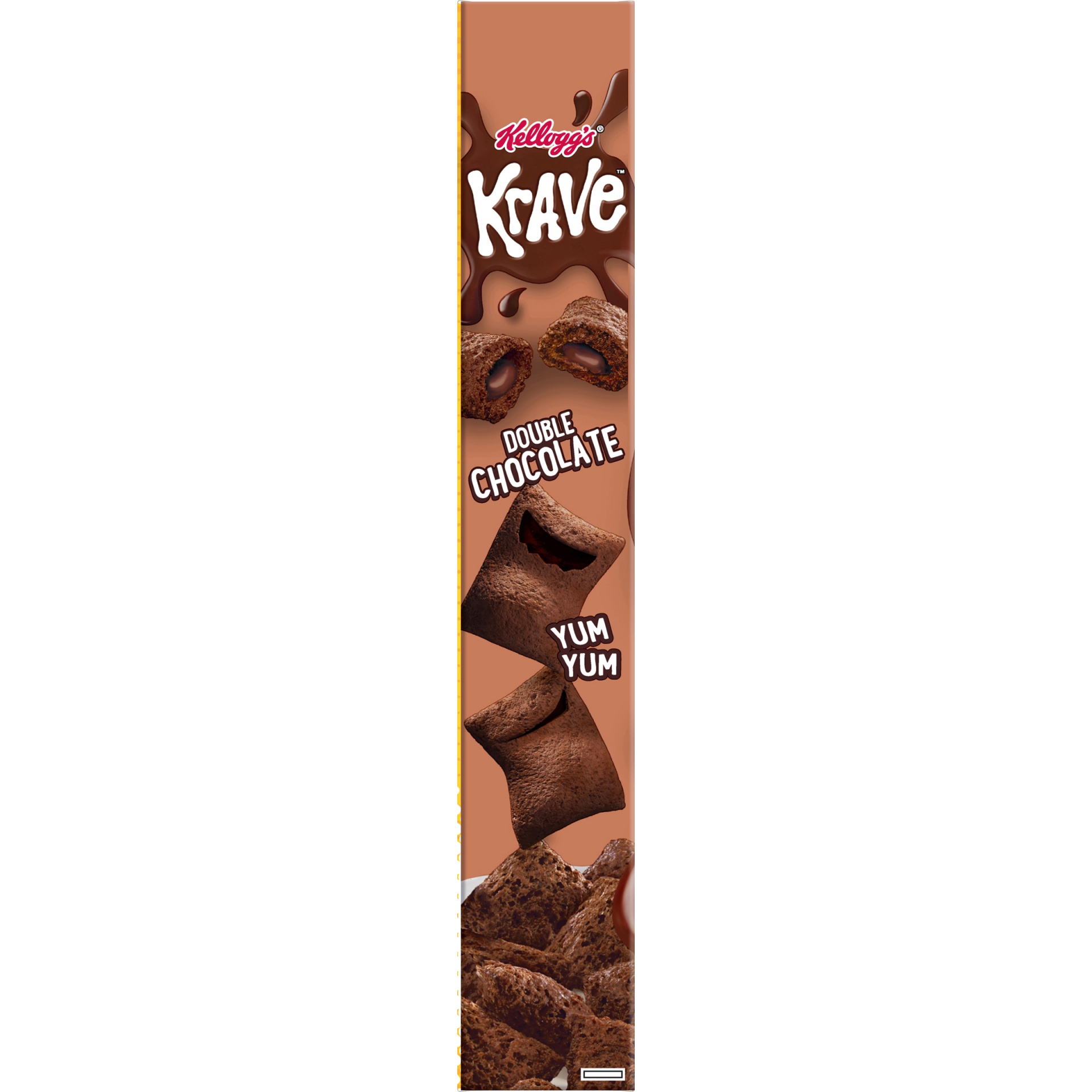 slide 3 of 7, Kellogg's Krave Double Chocolate Breakfast Cereal, 11 oz