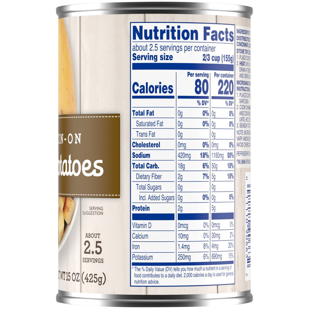 slide 4 of 4, Kroger Diced Yellow Potatoes, 15 oz