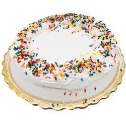 Weis Bakery Fresh 8 Inch Single Layer Yellow Cake