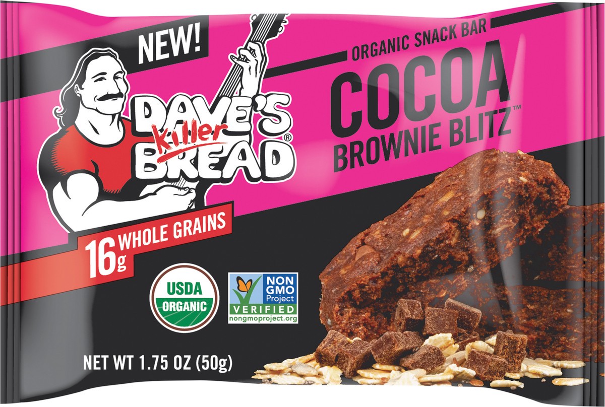 slide 7 of 9, Dave's Killer Bread Cocoa Brownie, 1.75 oz