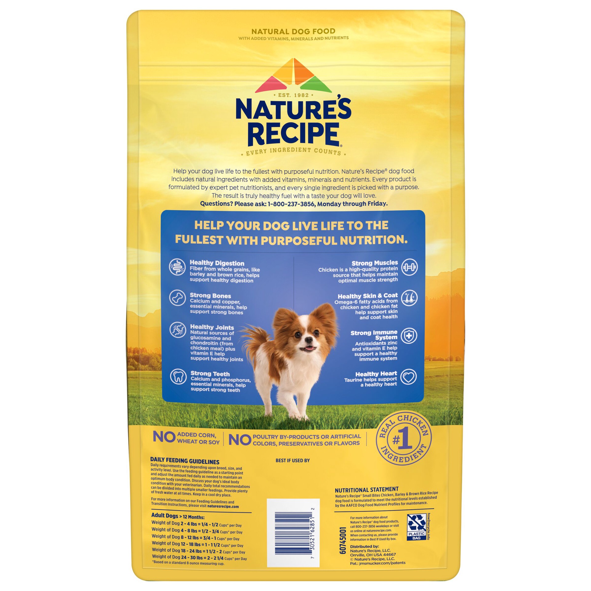 slide 5 of 9, Nature's Recipe Nature′s Recipe Small Bites Chicken, Barley & Brown Rice Recipe Dry Dog Food, 4 lb. Bag, 4 lb