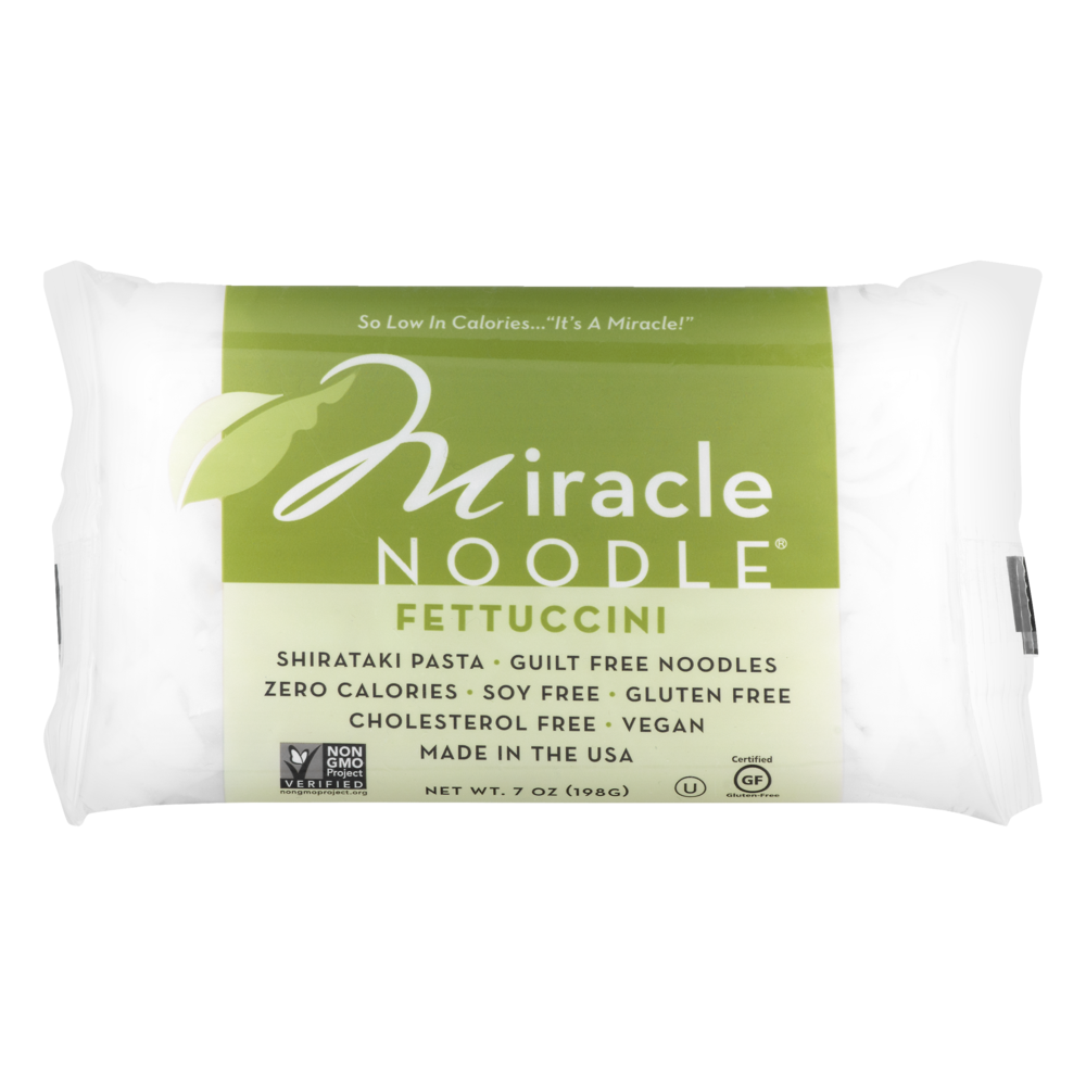 slide 1 of 10, Miracle Noodle Kitchen Fettuccini, 7 oz