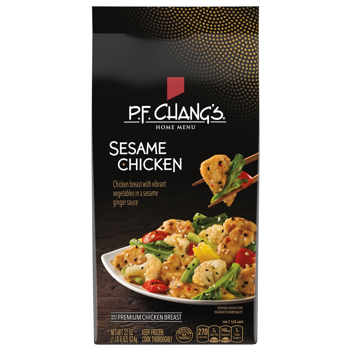 slide 3 of 13, P.F. Chang's Home Menu Sesame Chicken 22 oz, 22 oz