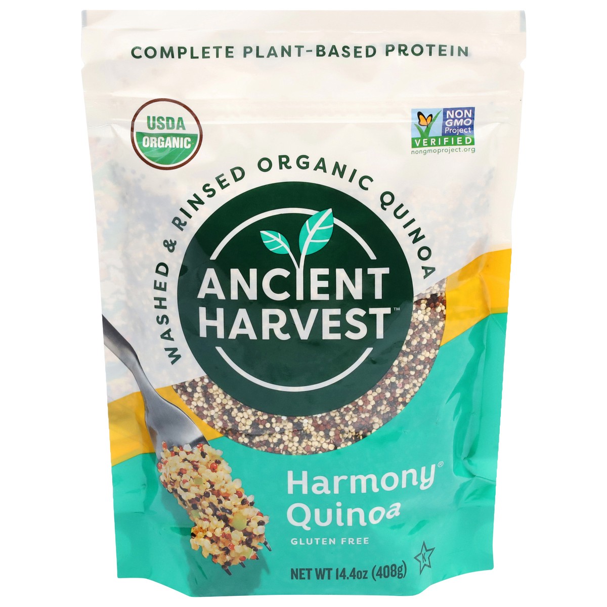 slide 1 of 9, Ancient Harvest Organic Gluten Free Harmony Quinoa Blend, 12 oz