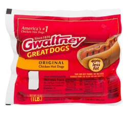 Gwaltney Great Dogs Original Chicken Hot Dogs