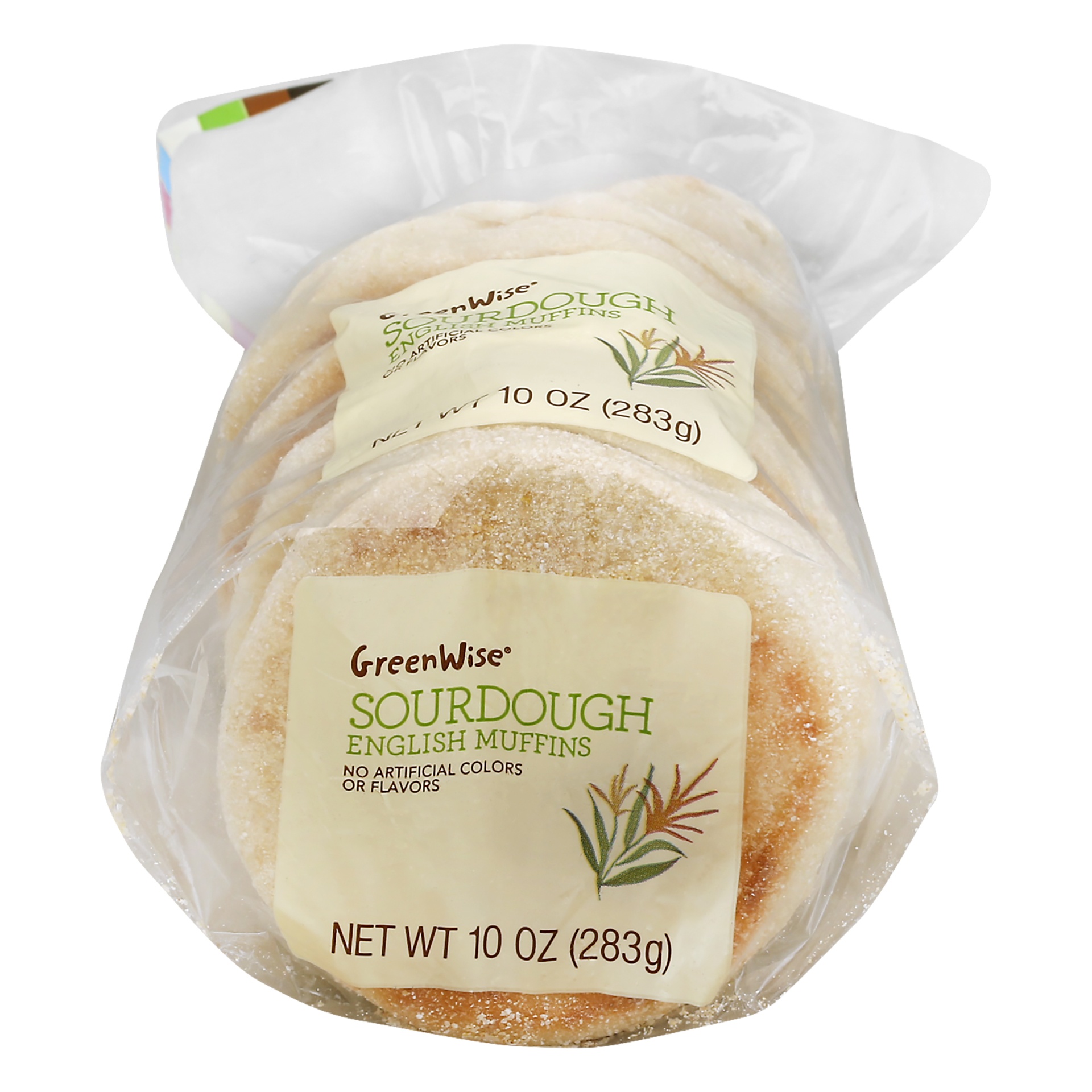 slide 1 of 1, GreenWise Sourdough English Muffins, 10 oz