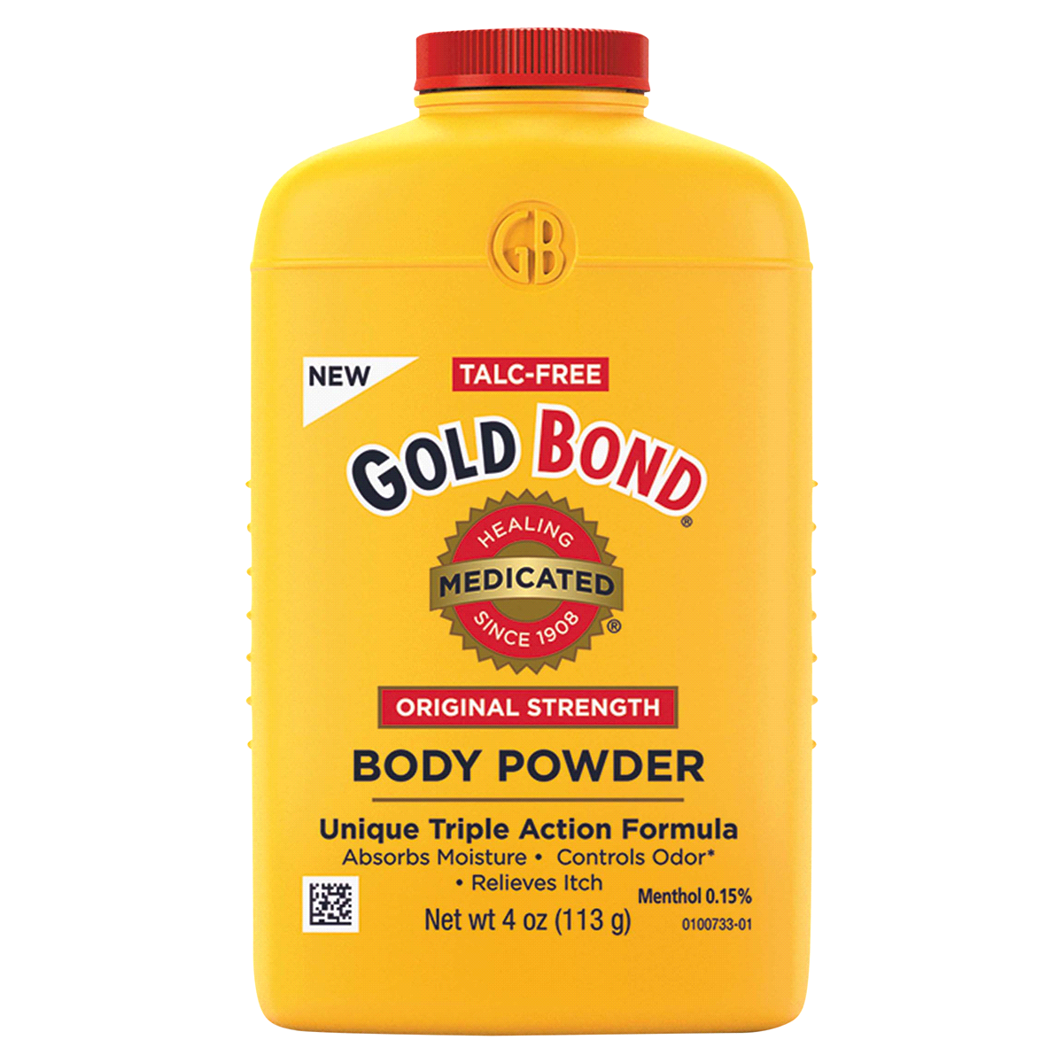 slide 1 of 1, Gold Bond Medicated Original Strength No Talc Body Powder, 4 oz