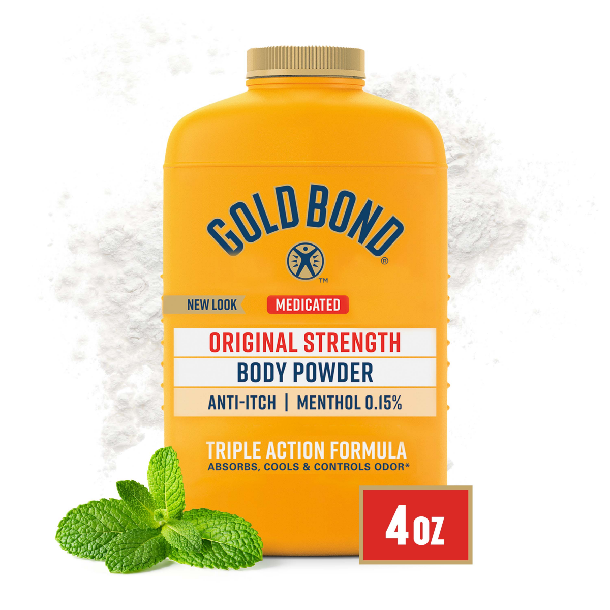 slide 1 of 29, Gold Bond Medicated Original Strength No Talc Body Powder, 4 oz