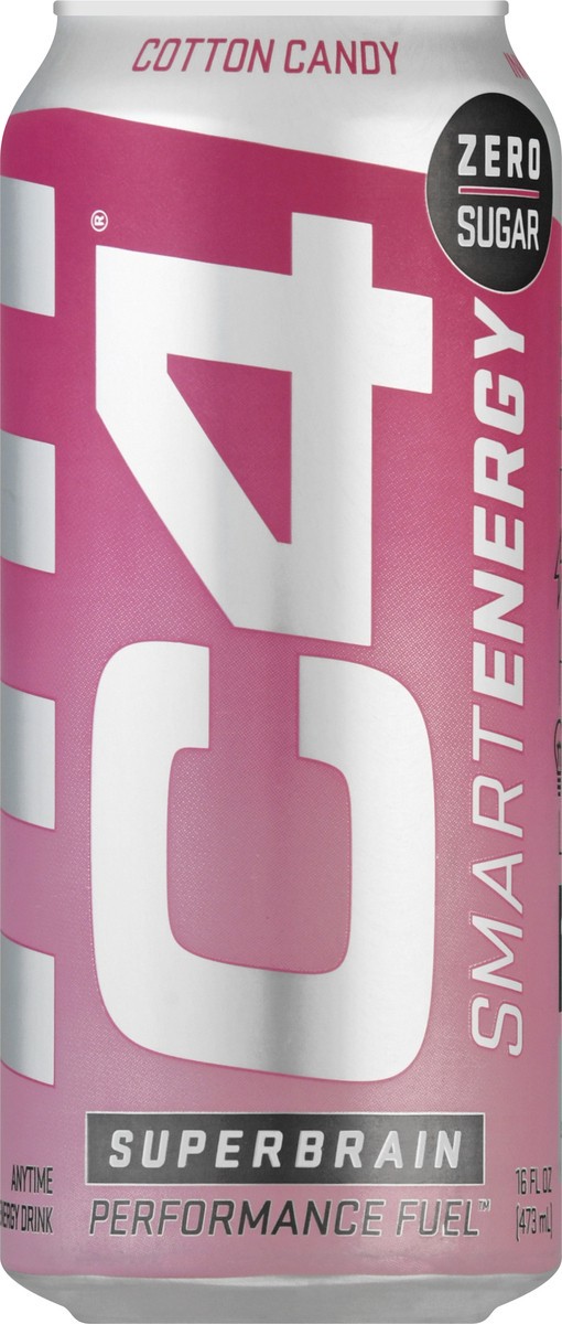 slide 8 of 12, C4 Sport Smart Energy Anytime Cotton Candy Energy Drink 16 oz, 16 oz