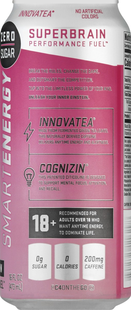 slide 9 of 12, C4 Sport Smart Energy Anytime Cotton Candy Energy Drink 16 oz, 16 oz