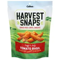 Harvest Snaps Tomato Basil Baked Red Lentil Snacks 3.0 oz