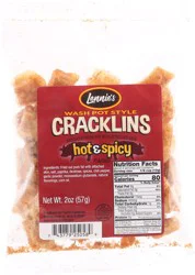 Taylor's Wash Pot Style Hot & Spicy Flavored Cracklins 2 oz