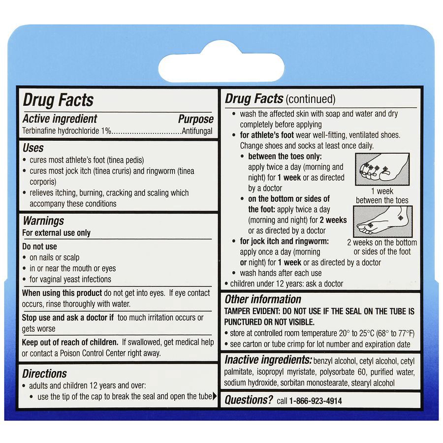 slide 5 of 5, Walgreens Athlete's Foot Antifungal Cream, 0.5 oz
