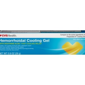 slide 1 of 1, CVS Health Hemorrhoidal Cooling Gel With Vitamin E & Aloe, 0.9 oz; 25 gram