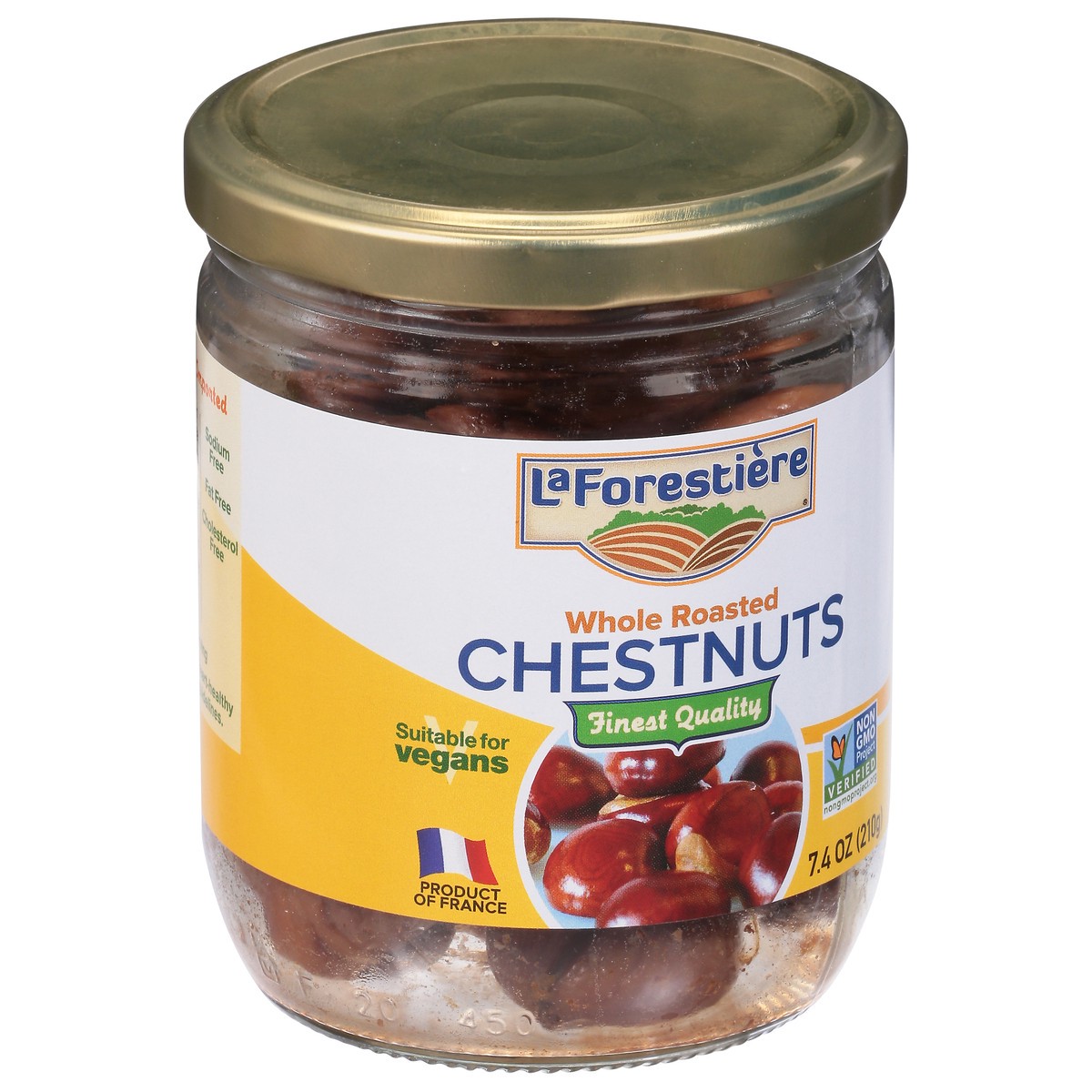 slide 2 of 9, La Forestière Finest Quality Whole Roasted Chestnuts 7.4 oz, 7.4 oz
