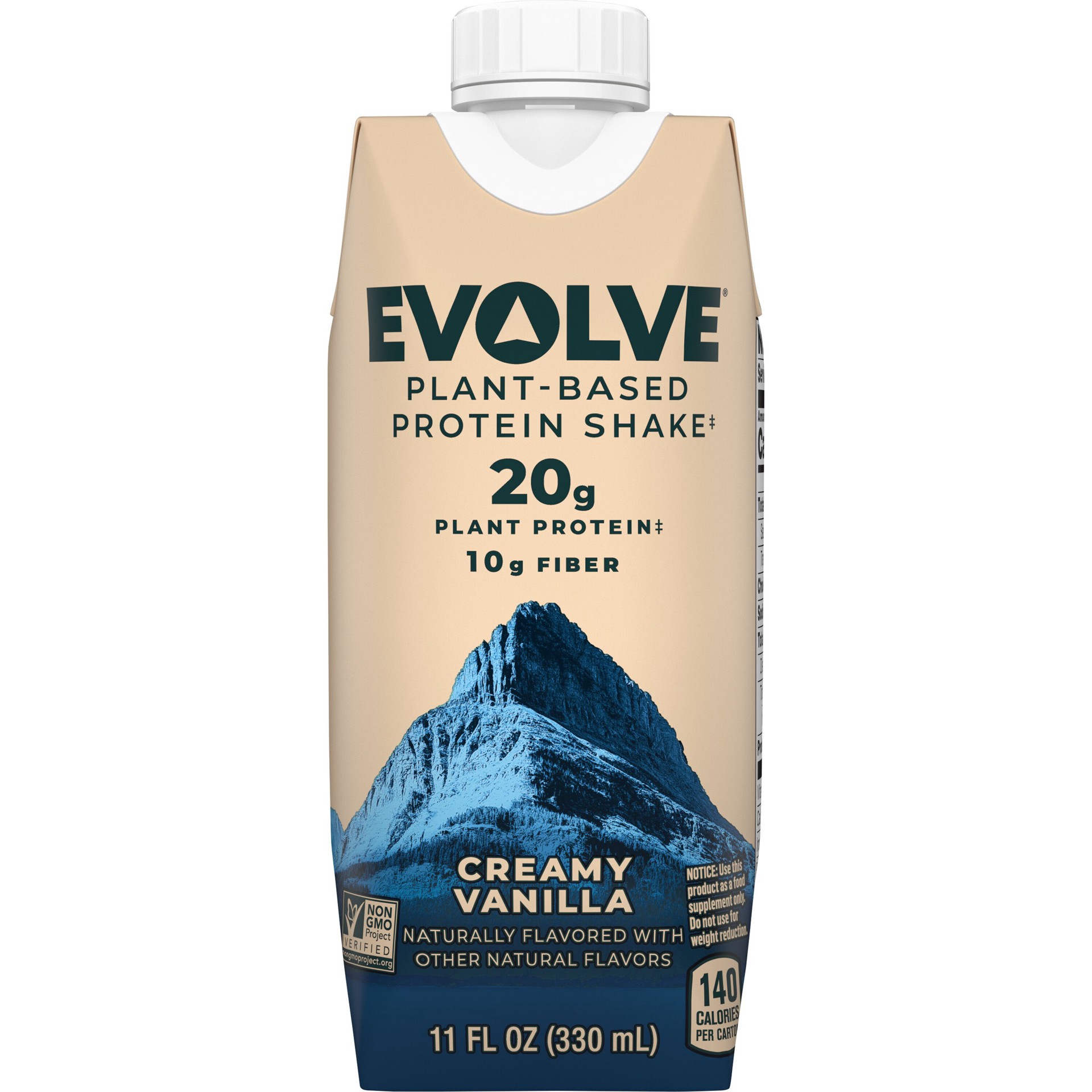 slide 1 of 2, Evolve Protein Shake, 11 oz